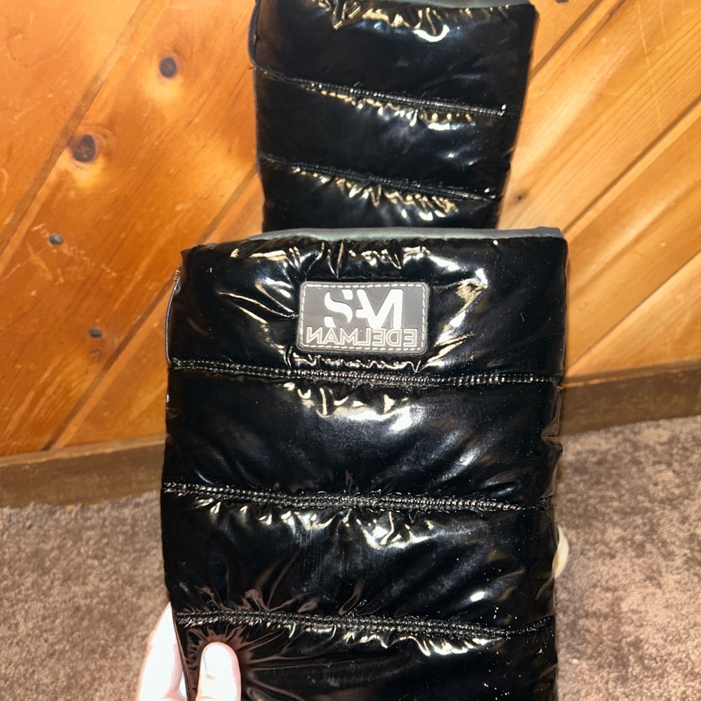 Sam Edelman Camora Waterproof Puffer Tall Black Boots - Picture 5 of 11